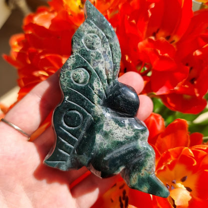 Moss Agate fairy D