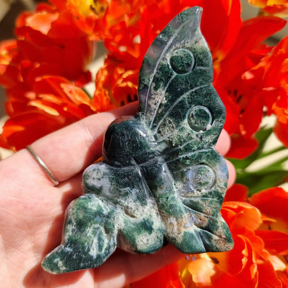 Moss Agate fairy D