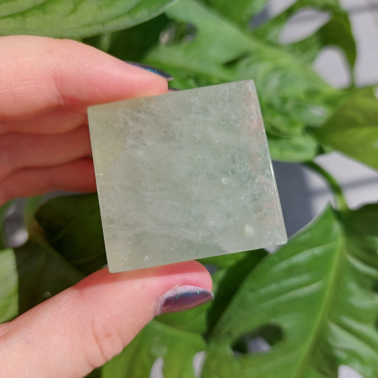 Light green Fluorite cube