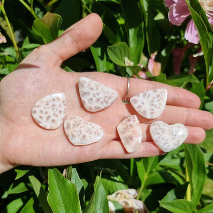 Pink Natrolite Cabochon (Large)