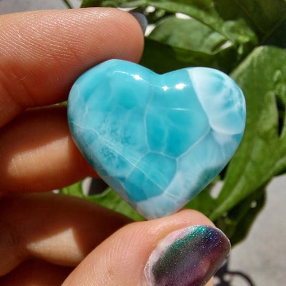 Larimar heart #55D