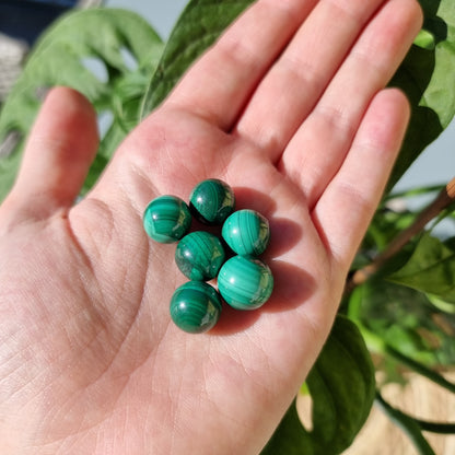 Malachite mini sphere