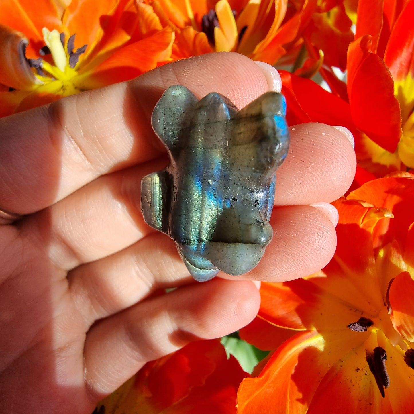 Labradorite mini turtle B