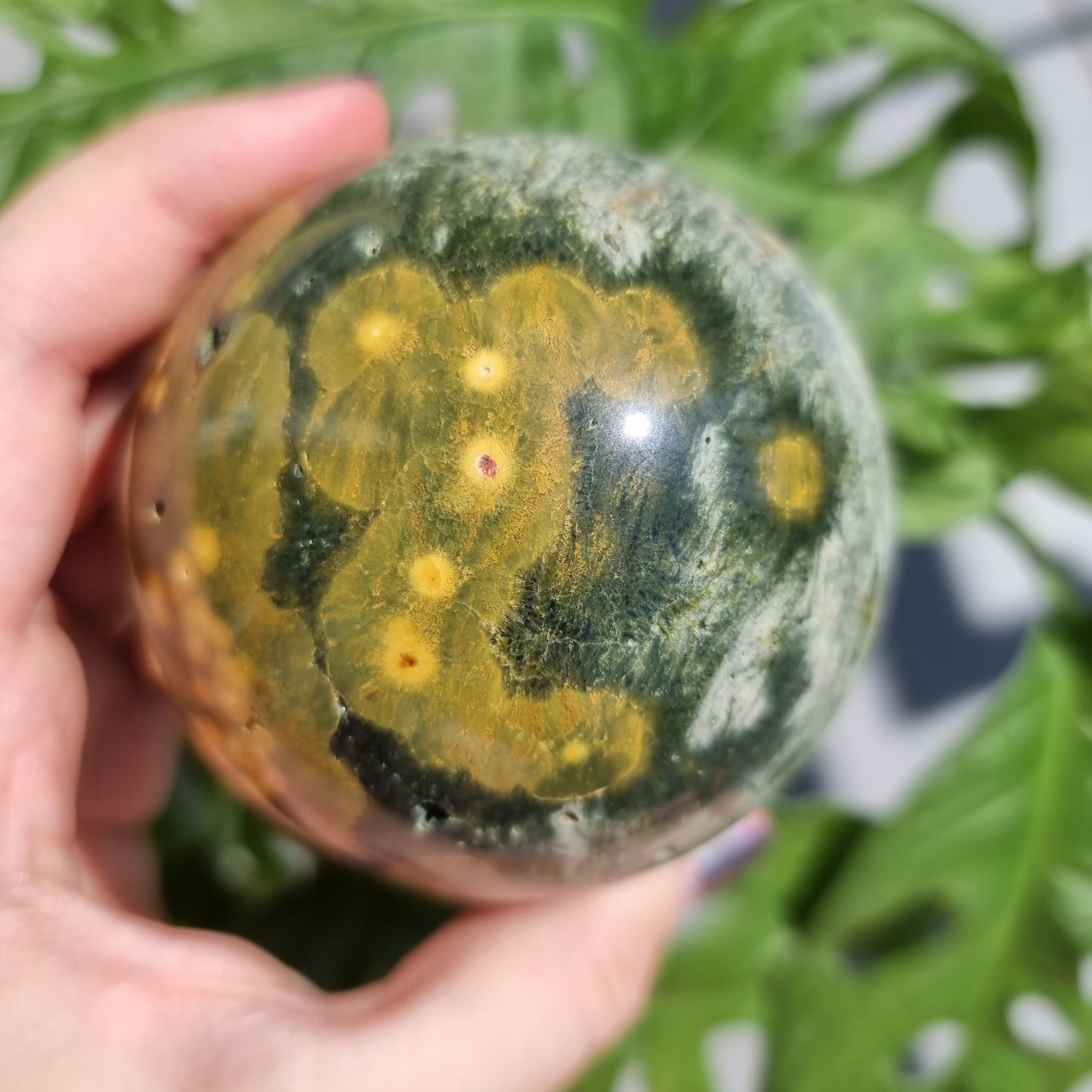 Ocean Jasper sphere