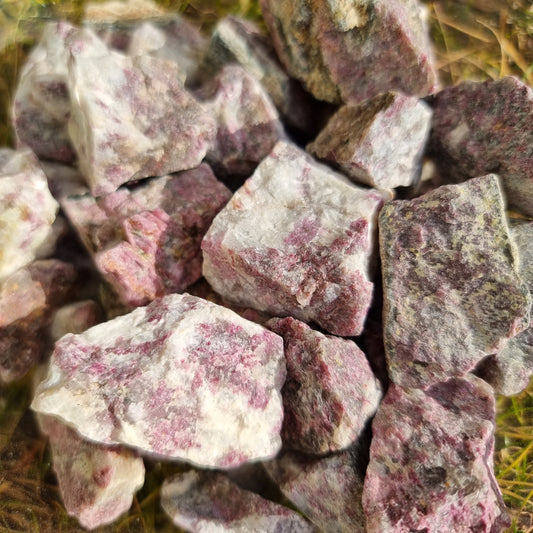 Rubellite/Pink Tourmaline in matrix raw stone